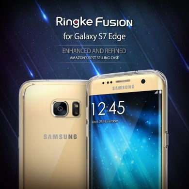 Защитная накладка RINGKE Fusion для Samsung Galaxy S7 edge (G935) - Black