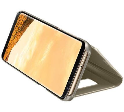 Чехол-книжка Clear View Standing Cover для Samsung Galaxy S8 Plus (G955) EF-ZG955CFEGRU - Gold