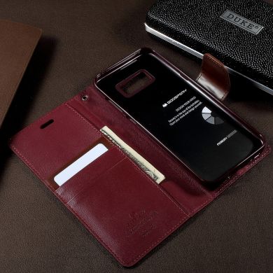 Чехол-книжка MERCURY Sonata Diary для Samsung Galaxy S8 Plus (G955) - Wine Red
