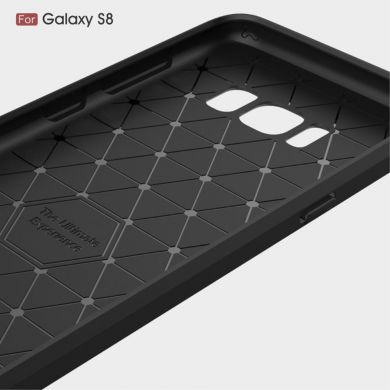 Захисний чохол UniCase Carbon для Samsung Galaxy S8 (G950), Черный