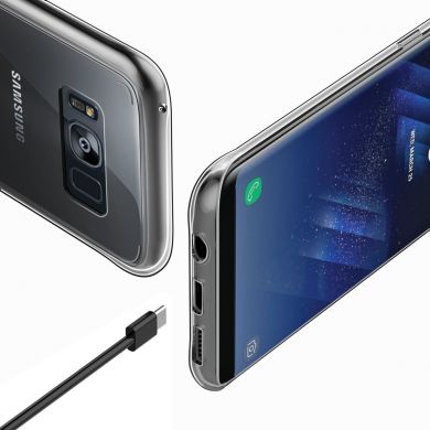 Силіконовий (TPU) чохол Deexe Clear Cover для Samsung Galaxy S8 (G950)
