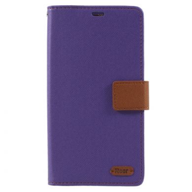 Чехол-книжка ROAR KOREA Cloth Texture для Samsung Galaxy S9 Plus (G965) - Purple
