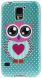 Силиконовая накладка Deexe Owl Series для Samsung Galaxy S5 (G900) - Happy Owl. Фото 1 из 5