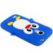 Силиконовая накладка Deexe Penguin Series для Samsung Galaxy S4 mini (i9190) - Blue. Фото 3 из 7