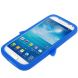 Силиконовая накладка Deexe Penguin Series для Samsung Galaxy S4 mini (i9190) - Blue. Фото 2 из 7