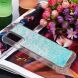 Силиконовый (TPU) чехол Deexe Liquid Glitter для Samsung Galaxy A02s (A025) - Baby Blue. Фото 5 из 7
