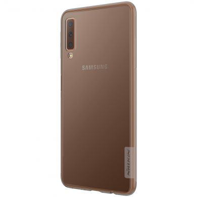 Силиконовый (TPU) чехол NILLKIN Nature для Samsung Galaxy A7 2018 (A750) - Grey