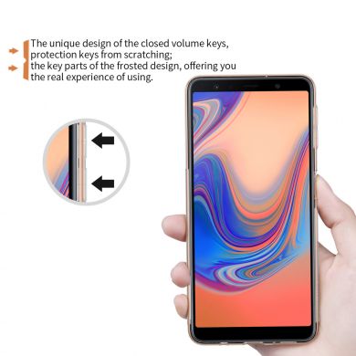 Силіконовий (TPU) чохол NILLKIN Nature для Samsung Galaxy A7 2018 (A750) - White