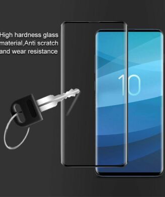 Защитное стекло IMAK Curved Full Cover для Samsung Galaxy S10 - Black