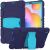Защитный чехол Deexe Color Kickstand для Samsung Galaxy Tab S6 lite / S6 Lite (2022/2024) - Navy Blue / Blue