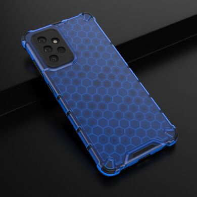 Защитный чехол Deexe Honeycomb Series для Samsung Galaxy A72 (А725) - Blue