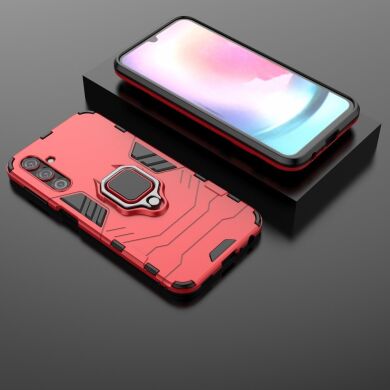 Защитный чехол Deexe Hybrid Case для Samsung Galaxy A24 (A245) - Red