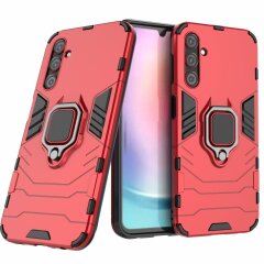 Защитный чехол Deexe Hybrid Case для Samsung Galaxy A24 (A245) - Red