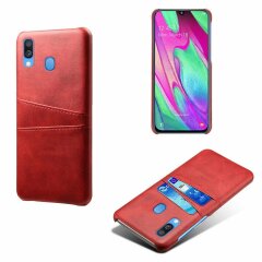 Защитный чехол Deexe Pocket Case для Samsung Galaxy A40 (А405) - Red