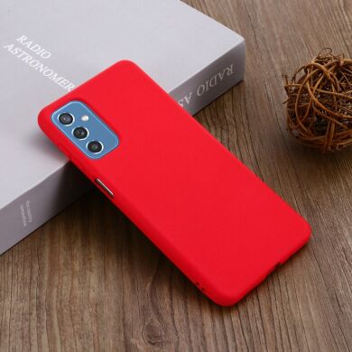 Защитный чехол Deexe Silicone Case для Samsung Galaxy M52 (M526) - Red