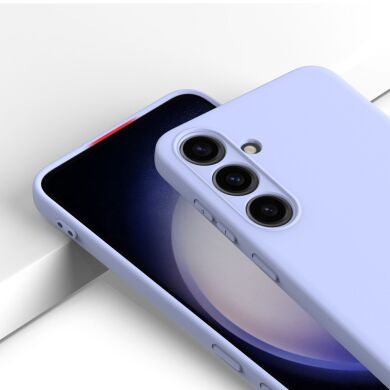 Защитный чехол Deexe Silicone Case для Samsung Galaxy S24 Plus - Purple