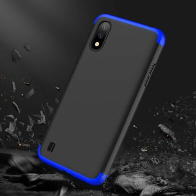 Защитный чехол GKK Double Dip Case для Samsung Galaxy A01 (A015) - Black / Blue