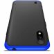 Защитный чехол GKK Double Dip Case для Samsung Galaxy A01 (A015) - Black / Blue. Фото 5 из 8