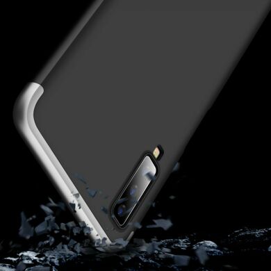 Защитный чехол GKK Double Dip Case для Samsung Galaxy A7 2018 (A750) - Black / Silver