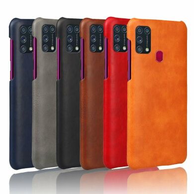 Защитный чехол KSQ Leather Cover для Samsung Galaxy M31 (M315) - Red