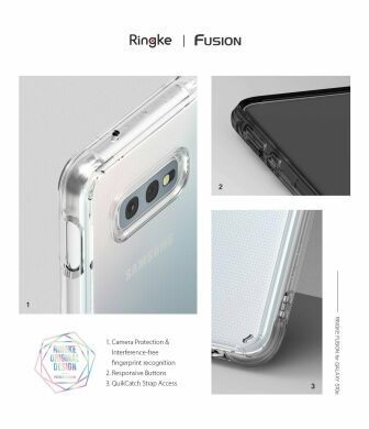 Защитный чехол RINGKE Fusion для Samsung Galaxy S10e (G970) - Transparent