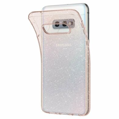Защитный чехол Spigen SGP Liquid Crystal Glitter для Samsung Galaxy S10e (G970) - Rose Quartz
