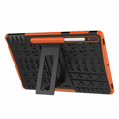 Защитный чехол UniCase Combo для Samsung Galaxy Tab S7 FE / S7 Plus / S8 Plus (T730/736/800/806/970/975) - Orange