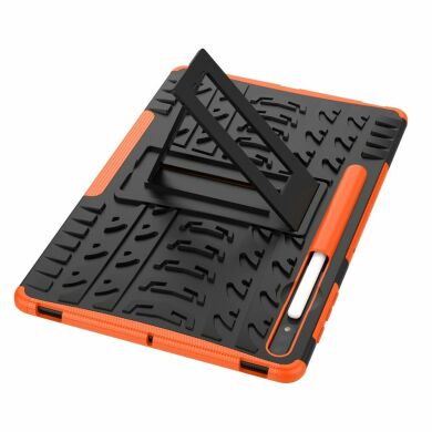 Защитный чехол UniCase Combo для Samsung Galaxy Tab S7 FE / S7 Plus / S8 Plus (T730/736/800/806/970/975) - Orange