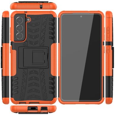 Защитный чехол UniCase Hybrid X для Samsung Galaxy S21 FE (G990) - Orange