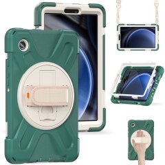 Захисний чохол Deexe Shockproof Case для Samsung Galaxy Tab A9 (X110/115) - Emerald Green