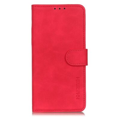 Чехол-книжка KHAZNEH Retro Wallet для Samsung Galaxy A34 (A346) - Red
