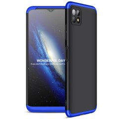 Захисний чохол GKK Double Dip Case для Samsung Galaxy A22 5G (A226) - Black / Blue