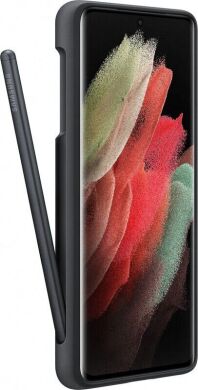 Чехол Silicone Cover with S Pen для Samsung Galaxy S21 Ultra (G998) EF-PG99PTBEGRU - Black