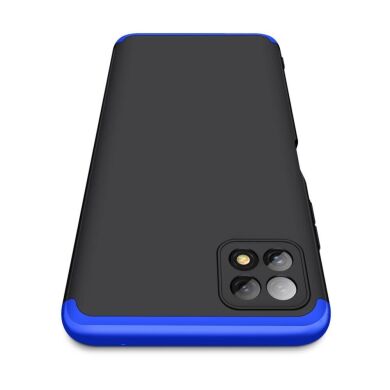 Защитный чехол GKK Double Dip Case для Samsung Galaxy A22 5G (A226) - Black / Blue