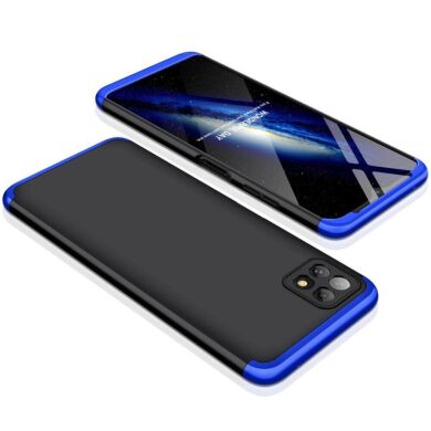 Защитный чехол GKK Double Dip Case для Samsung Galaxy A22 5G (A226) - Black / Blue