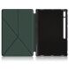 Чехол Deexe Origami Case для Samsung Galaxy Tab S8 Ultra (T900/T906) - Blackish Green. Фото 3 из 9
