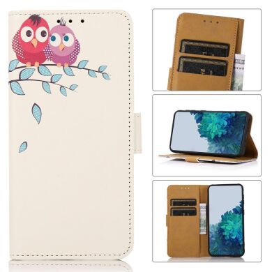 Чехол Deexe Life Style Wallet для Samsung Galaxy A03 (A035) - Owls