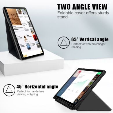 Чехол Deexe Origami Case для Samsung Galaxy Tab S9 Plus (X810/816) - Grey