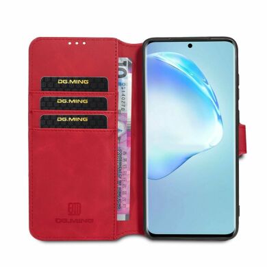 Чехол DG.MING Retro Style для Samsung Galaxy S20 Ultra (G988) - Red