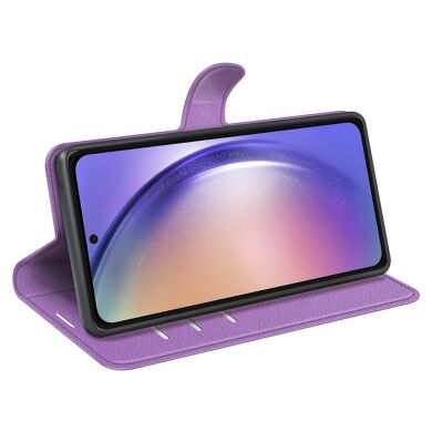 Чехол-книжка Deexe Book Type для Samsung Galaxy A55 (A556) - Purple