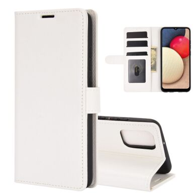 Чехол-книжка Deexe Wallet Style для Samsung Galaxy A02s (A025) - White