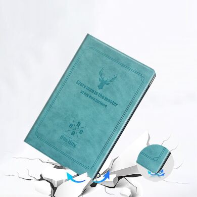Чехол-книжка UniCase Deer Pattern для Samsung Galaxy Tab S7 Plus (T970/975) / S8 Plus (T800/806) - Grey