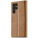 Чехол LC.IMEEKE Wallet Case для Samsung Galaxy S22 Ultra - Light Brown. Фото 4 из 10