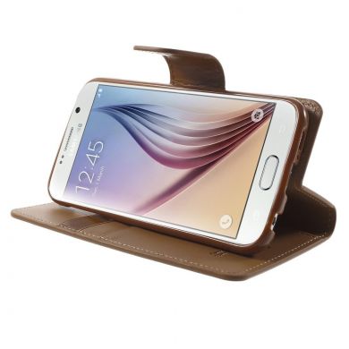 Чехол MERCURY Sonata Diary для Samsung Galaxy S6 (G920) - Brown