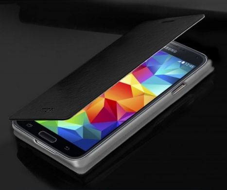 Чехол MOFI Leather Book для Samsung Galaxy S5 mini - Black