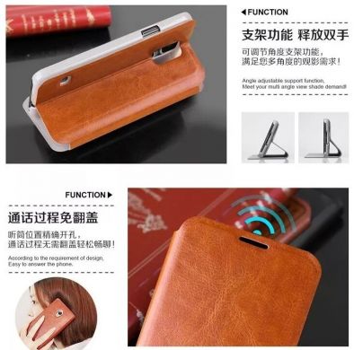 Чехол MOFI Leather Book для Samsung Galaxy S5 mini - White