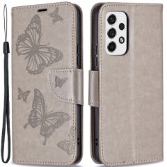 Чохол UniCase Butterfly Pattern для Samsung Galaxy A53 - Grey