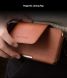 Кожаный чехол на пояс QIALINO Belt Holster для смартфонов - Black. Фото 7 из 11