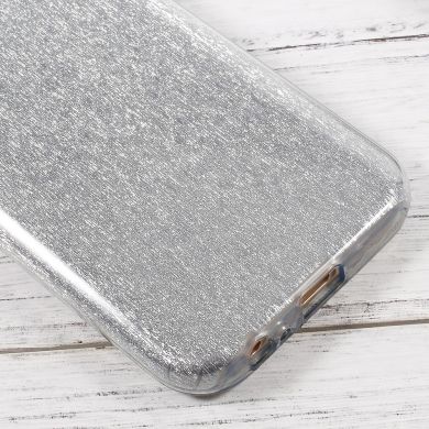 Силиконовый чехол UniCase Glitter Cover для Samsung Galaxy A3 (2017) - Silver