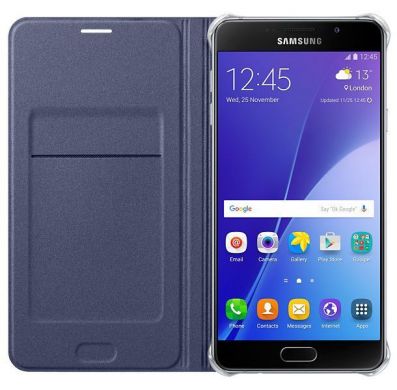 Чохол Flip Wallet для Samsung Galaxy A7 (2016) EF-WA710PBEGRU - Black